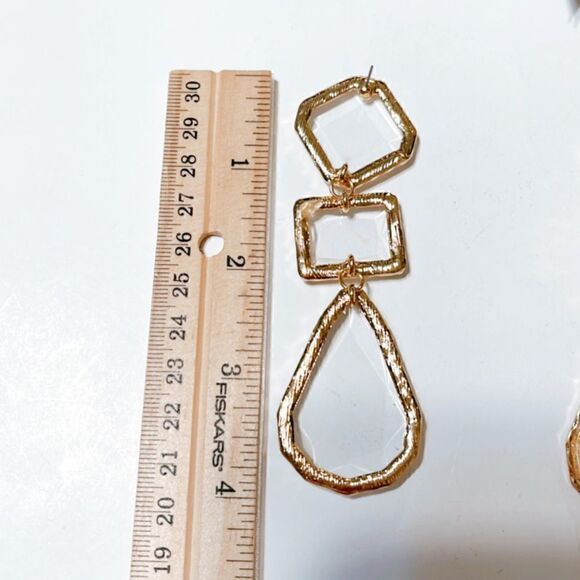 Clear crystal drop earrings #668 - Picture 5 of 5